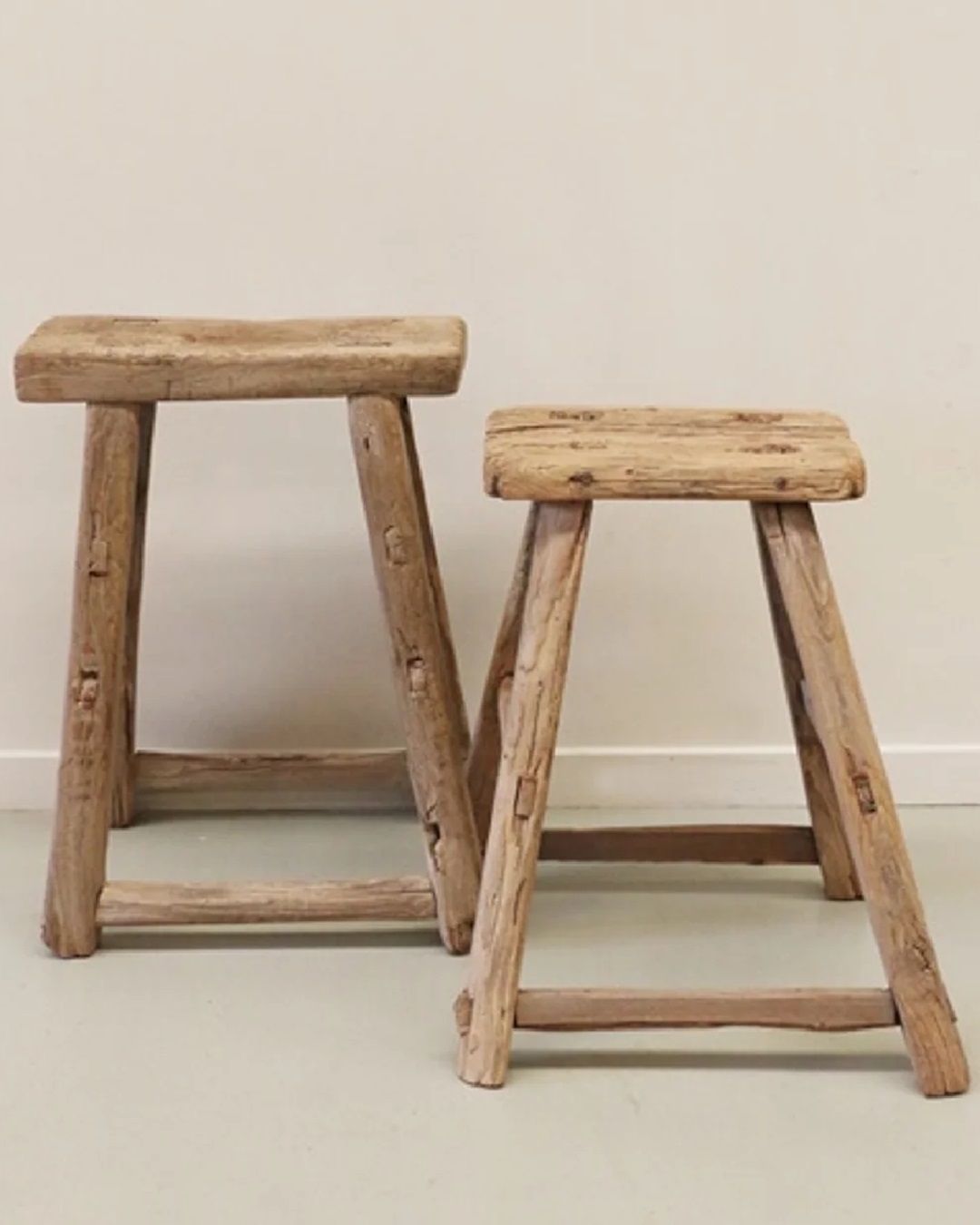 Antique wooden stools