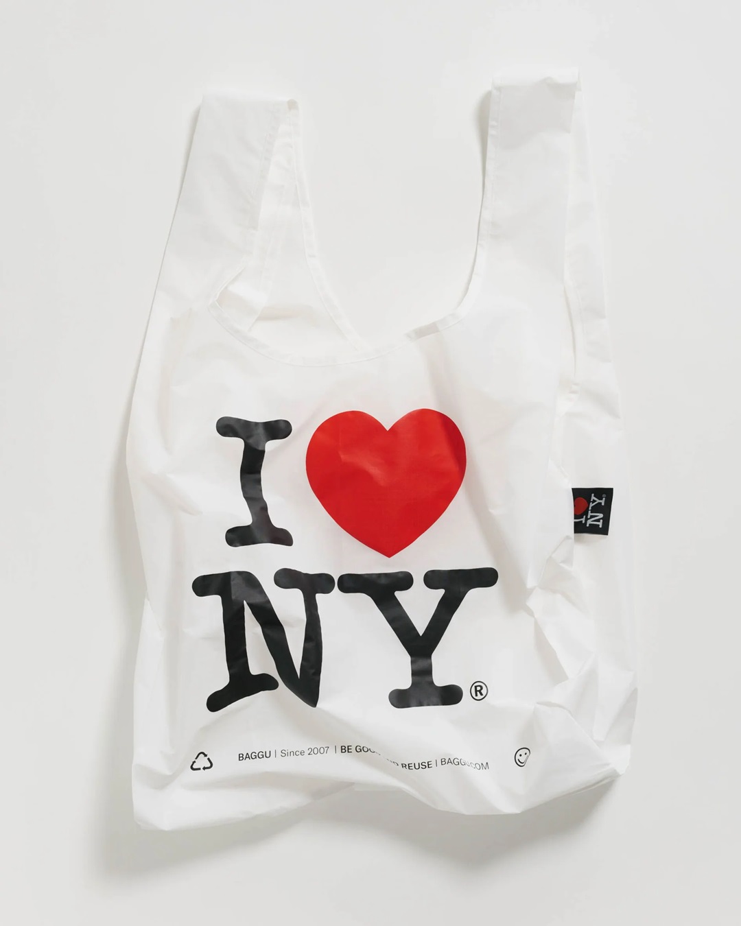 I love New York white bag
