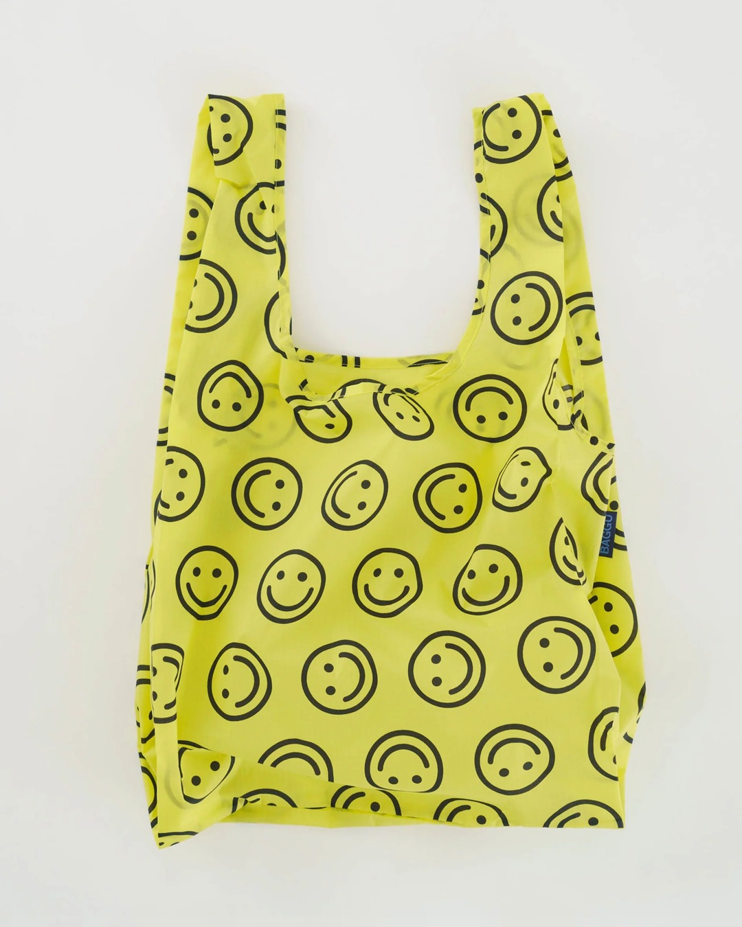 Yellow smiley face bag