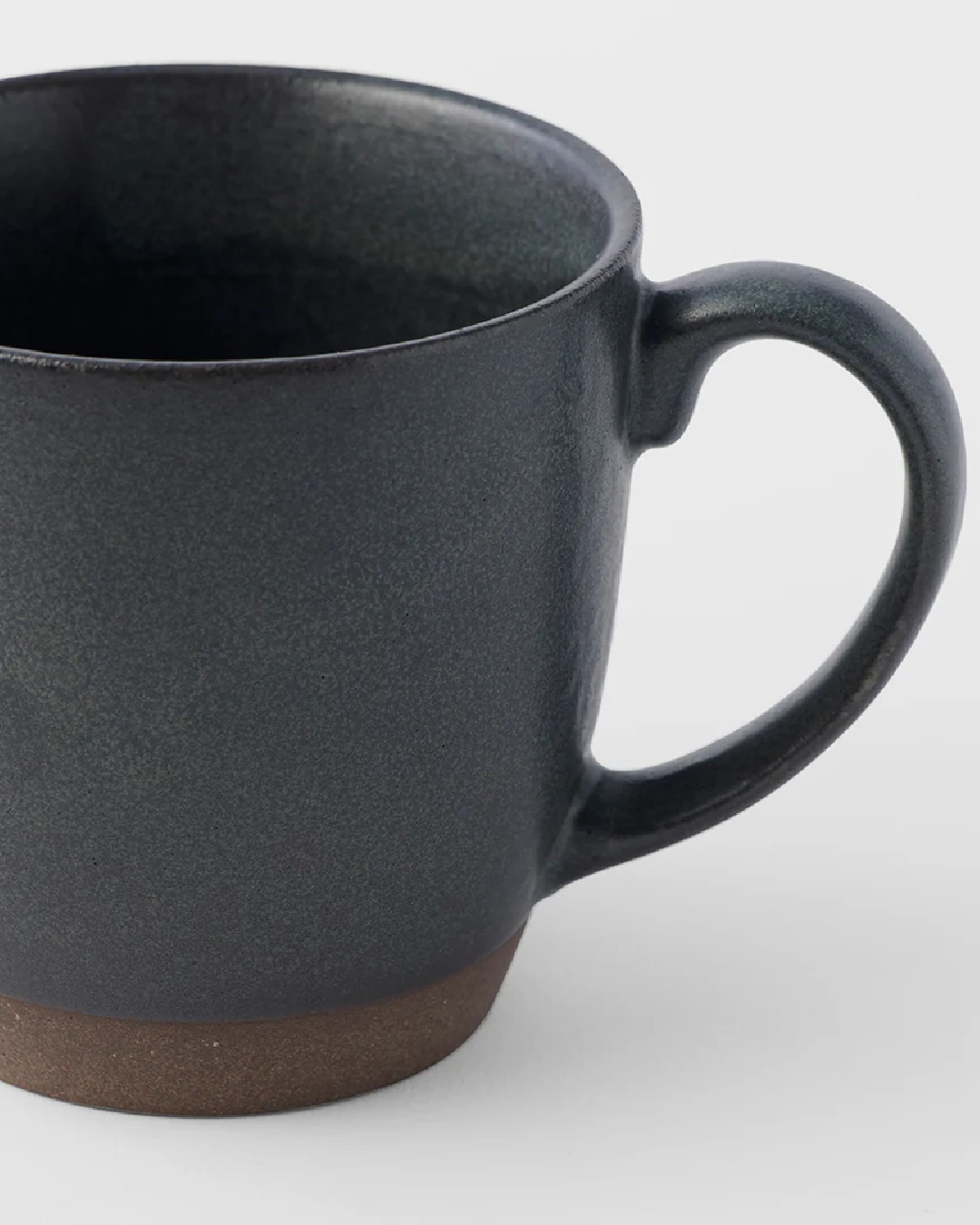 Black coffee mug