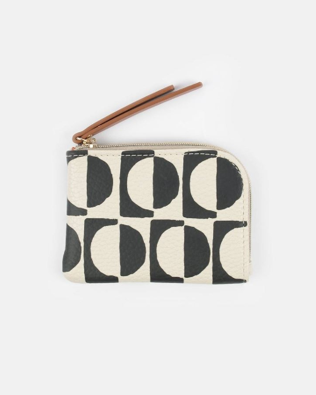 Black and white coin purse