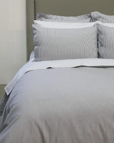 Black stripe bedding