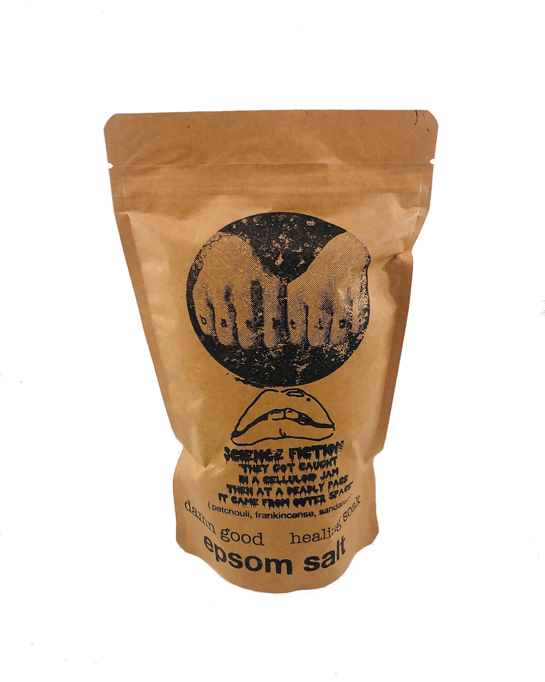 Brown bag of epsom salts