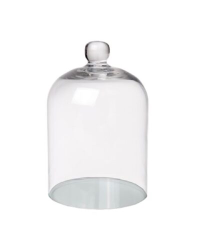 Glass dome for candles