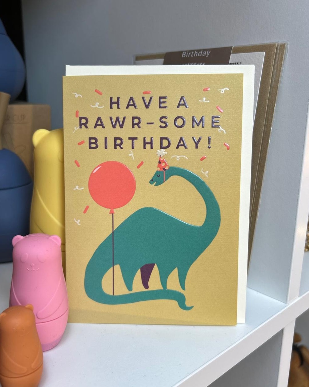 Dinosaur birthday card