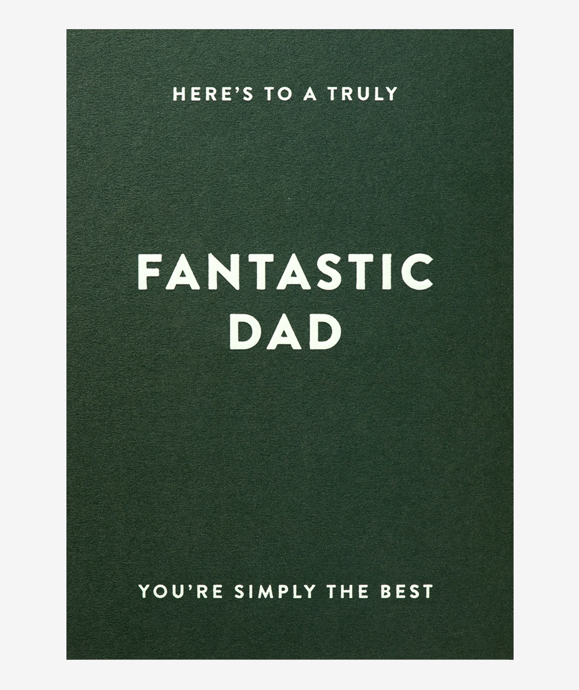 Heres to a truly fantastic dad card