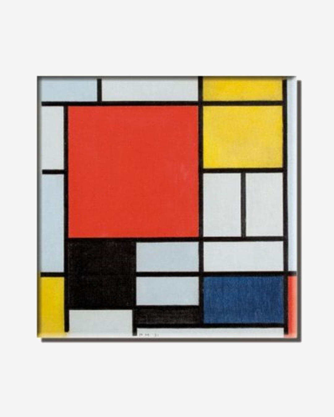 Piet Mondriaan fridge magnet