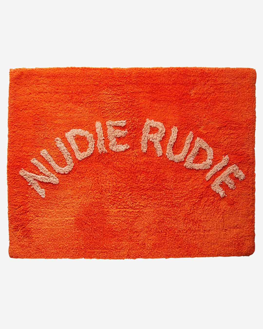 Orange Nudie Rudie bath mat