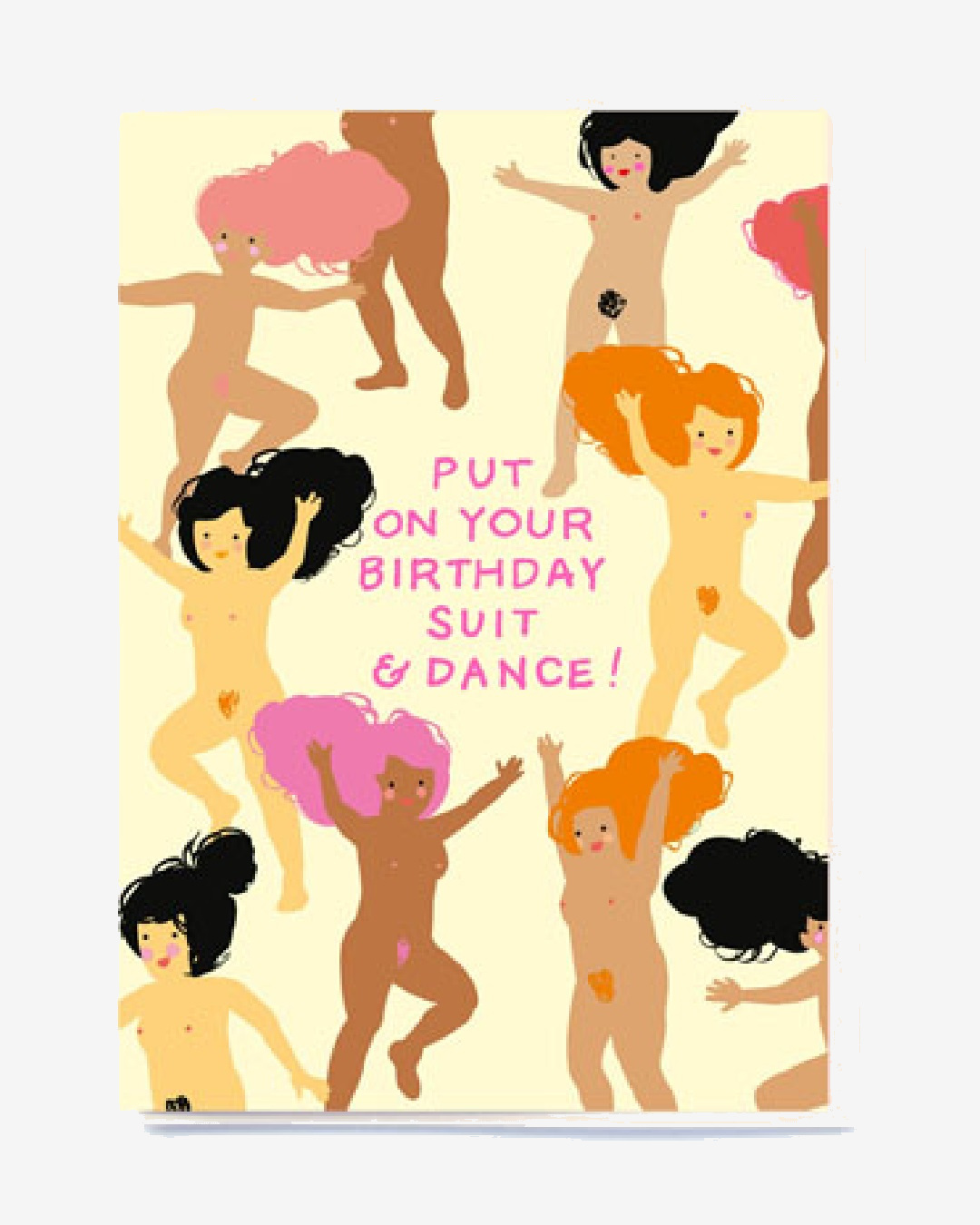 Birthday card naked females on beach
