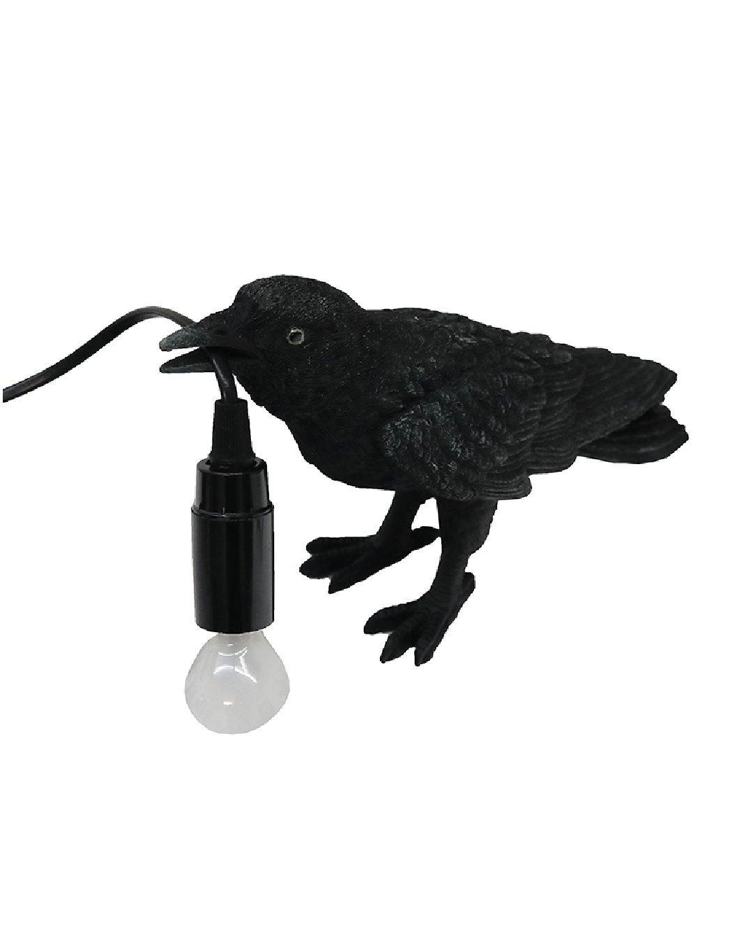 Black raven lamp