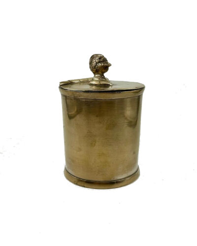 Silverplate hinged lid container