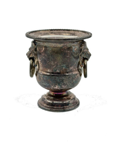 Silver plated goblet cup