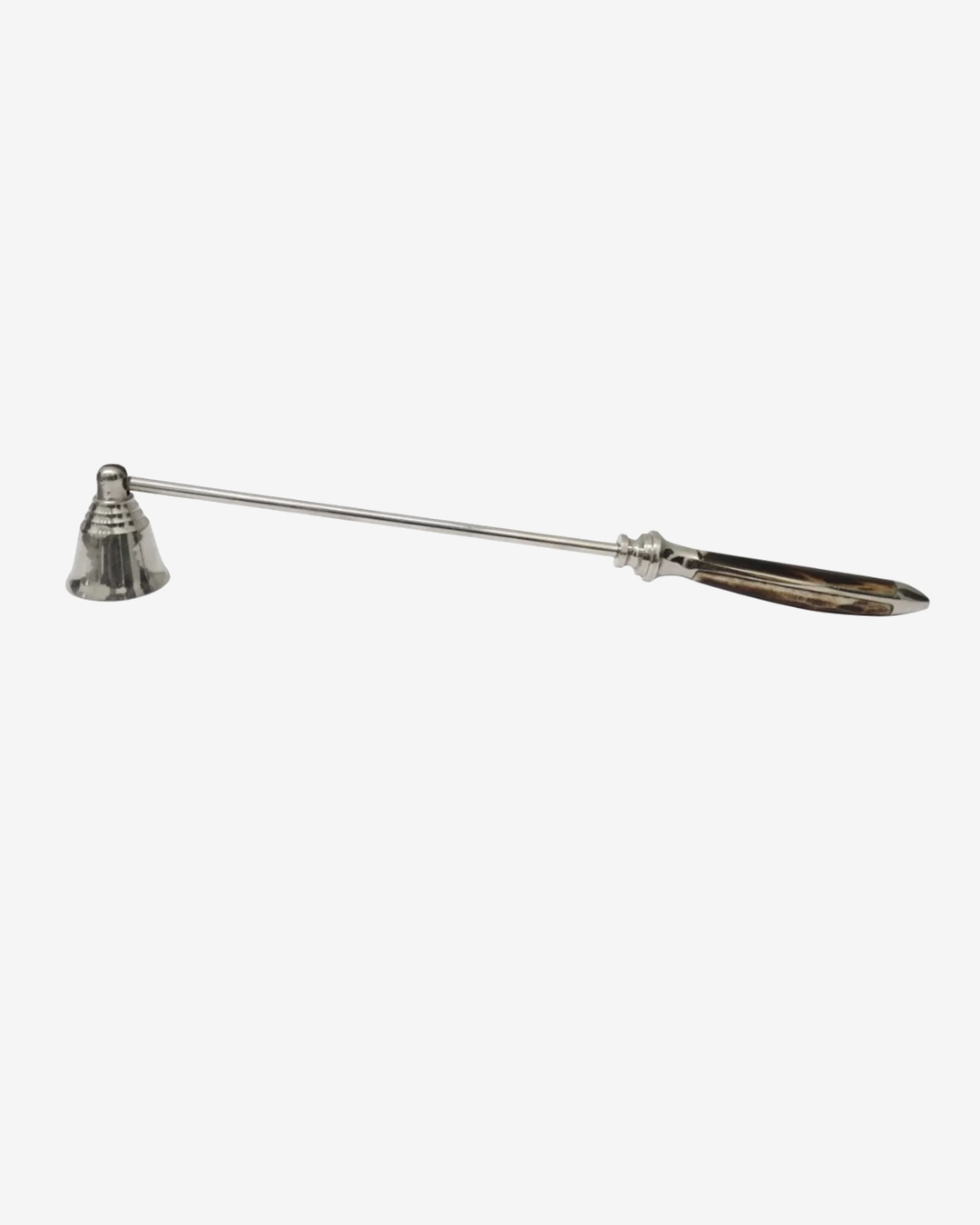 Candle snuffer stainless steel with bone handle