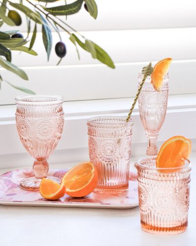 Peach tumblers