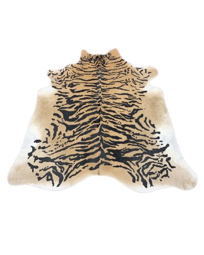 Tiger print Siberian cowhide