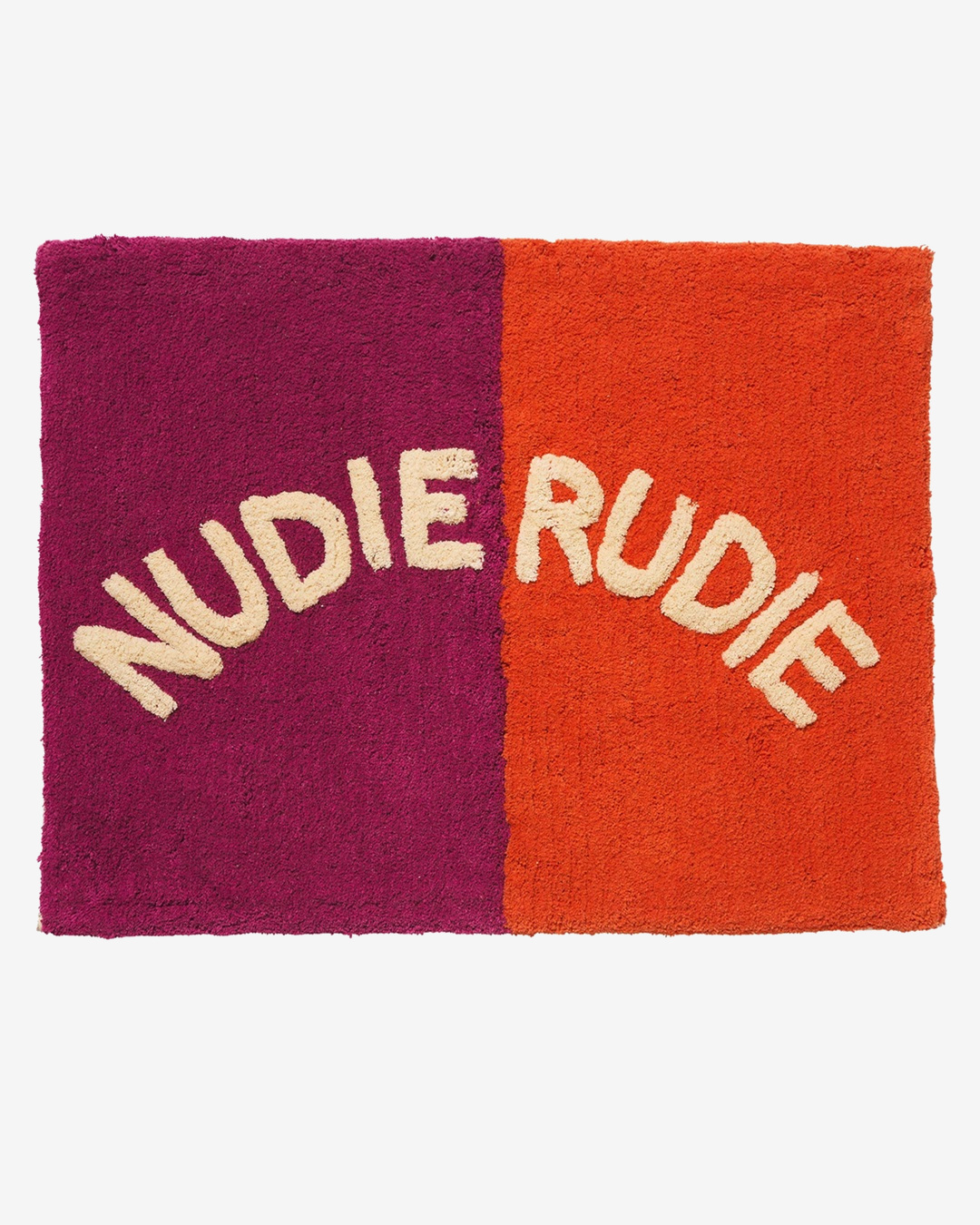 Red and orange Nudie Rudie Bath Mat